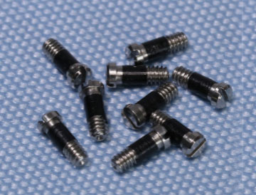 Tornillos de tope (hombro) recubiertos con nylon