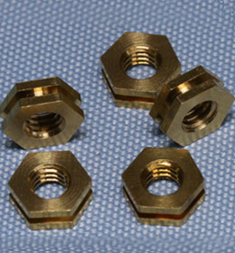 Tuercas hexagonales de cobre