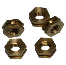 Tuercas hexagonales de cobre