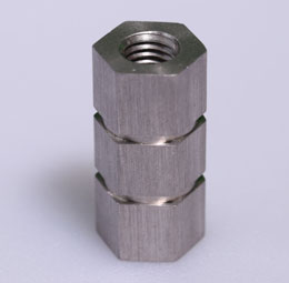 Tuerca hexagonal de acero inoxidable