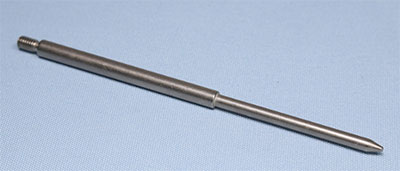 Ejes de metal, punta cónica de acero inoxidable