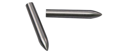 Ejes de metal, punta cónica estándar